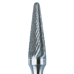 Carbide Burrs - Round Tip Cone, 8 mm Diameter Shank, NRS TCBT4600K 1 Carbide Burrs - Round Tip Cone, 8 mm Diameter Shank, NRS TCBT4600K