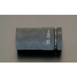 Wrench Sockets - Impact, Thin Walled, 1 in Square Drive, 33 mm EA164FC-33