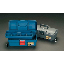 Tool Boxes - with Inner Tray, Copolymer, Gray, 385 x 202 x 140 mm, EA505AD-2 EA505AD-2 1 Tool Boxes - with Inner Tray, Copolymer, Gray, 385 x 202 x 140 mm, EA505AD-2 EA505AD-2
