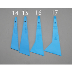 Putty Spatulas - Polyethylene, White EA579AJ-24