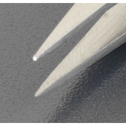 Tweezers - Precision, Straight, Sharp, Stainless Steel, 80, EA595AK-131 EA595AK-131