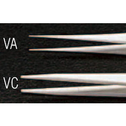 Tweezers - Straight, Thin, Serrated Tip, Ceramic, 125, EA595VC EA595VC
