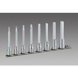 Bit Socket Set - Hex, 3/8 in Square Drive, EA618JG EA618JG