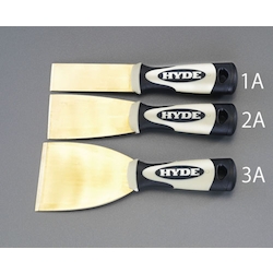 Non-Sparking Putty Knife - Brass Blade, Medium Width, EA642KB-2A EA642KB-2A