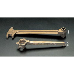 Non-Sparking Adjustable Wrench - Drum Can Type, Aluminum Bronze, EA642KP-1 EA642KP-1