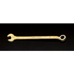 Non-Sparking Box End Wrench - Combination Type, Aluminum Bronze, EA642LC-10 EA642LC-10