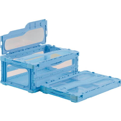 Folding Containers - Light Slide Lock with Lid, Blue, Madocon SKMLO-C-30B-BL 1 Folding Containers - Light Slide Lock with Lid, Blue, Madocon SKMLO-C-30B-BL