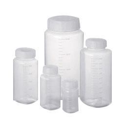 Bottles - with Scale, Wide Neck, Sample, Polypropylene 2043 1 Bottles - with Scale, Wide Neck, Sample, Polypropylene 2043