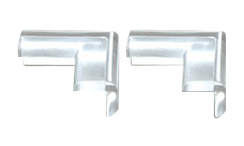 Safety Cushion Accessories - Guard, for Corner, PVC, Clear, EA983FE-71 EA983FE-71