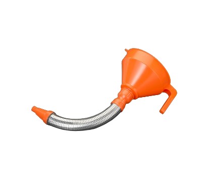 Funnels - High Density Polyethylene with Steel Hose, Brass Filter, EA992 EA992 1 Funnels - High Density Polyethylene with Steel Hose, Brass Filter, EA992 EA992