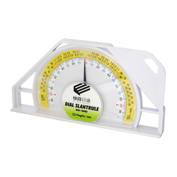 Protractors - Dial Slant Rule, Gentle Scale, Analog, 0 to 180° DSR-180KD
