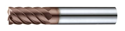 End Mills - 4-Flute, 6-Flute High-Hardness, 45°, Carbide, AlTiSiN Coated, E166TX E166TX-8