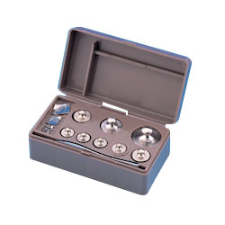 Balance Accessories - Calibration Weight, Standard Type, Brass, Chrome Plating 0738-65-53-02