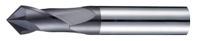 Chamfering and V-Groove Tools - End Mill, for Chamfering, V-Grooving, 2-Flute, 90° Angle, Carbide, E107X E107X-20 1 Chamfering and V-Groove Tools - End Mill, for Chamfering, V-Grooving, 2-Flute, 90° Angle, Carbide, E107X E107X-20