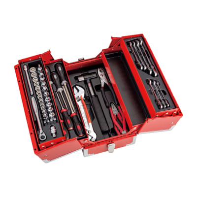 Tool Set - 54-Piece Set, 9.5 mm Square Drive, Black/Silver, TSH330 TSH330SV 1 Tool Set - 54-Piece Set, 9.5 mm Square Drive, Black/Silver, TSH330 TSH330SV
