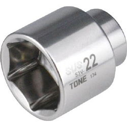 Wrench Sockets - Hex, Stainless Steel, 9.5 mm Square Drive S3V-22 1 Wrench Sockets - Hex, Stainless Steel, 9.5 mm Square Drive S3V-22