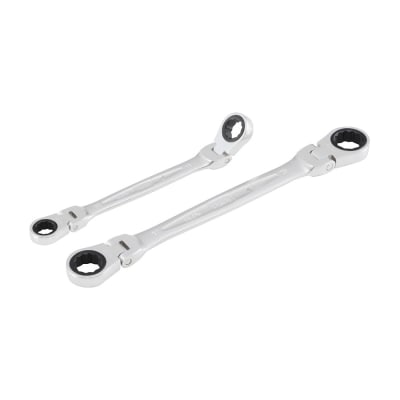 Ratcheting Box End Wrenches - Double-Ended, Double Flex Head Type, RMFW RMFW-1417 1 Ratcheting Box End Wrenches - Double-Ended, Double Flex Head Type, RMFW RMFW-1417