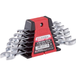 Open End Wrench Sets - 6-Piece with Holder, Double-Ended, DSP DS602P 1 Open End Wrench Sets - 6-Piece with Holder, Double-Ended, DSP DS602P