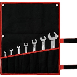 Open End Wrench Sets - 7-Piece with Tool Bag, Satin Finish, DS700 DS700