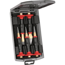 Chisel Set - with Hand Guard, Steel 421-102-0 1 Chisel Set - with Hand Guard, Steel 421-102-0