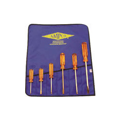 Non-Sparking Socket Wrenches - Screwdriver Set, Non-Sparking, Nickel/Aluminum/Copper Alloy AMCM-39