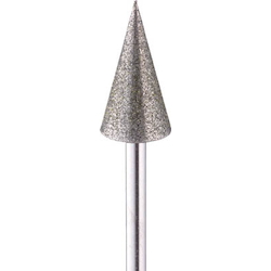 Burrs - Diamond, Electro-Plated, Cylindrical, #100, 3 mm Diameter Shank AD2633 1 Burrs - Diamond, Electro-Plated, Cylindrical, #100, 3 mm Diameter Shank AD2633