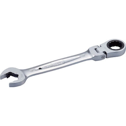 Combination Ratchet Wrenches - Flex Head, Flare Nut Type, RMFQ RMFQ-21 1 Combination Ratchet Wrenches - Flex Head, Flare Nut Type, RMFQ RMFQ-21