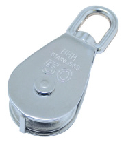 Pulleys - Bean Block, Stainless Steel 25X1MS 1 Pulleys - Bean Block, Stainless Steel 25X1MS