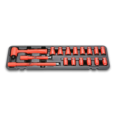 Insulated Tool Set - Ratchet Wrench, 3/8\" Socket IR-38/17P