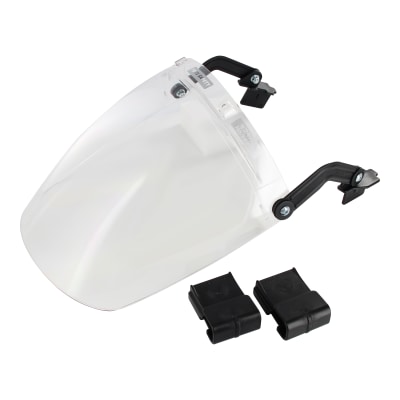 Face Shields - Helmet Mount, Dust Proof, Polycarbonate, Black, No. 1175, Safety IR 1175-C 1 Face Shields - Helmet Mount, Dust Proof, Polycarbonate, Black, No. 1175, Safety IR 1175-C