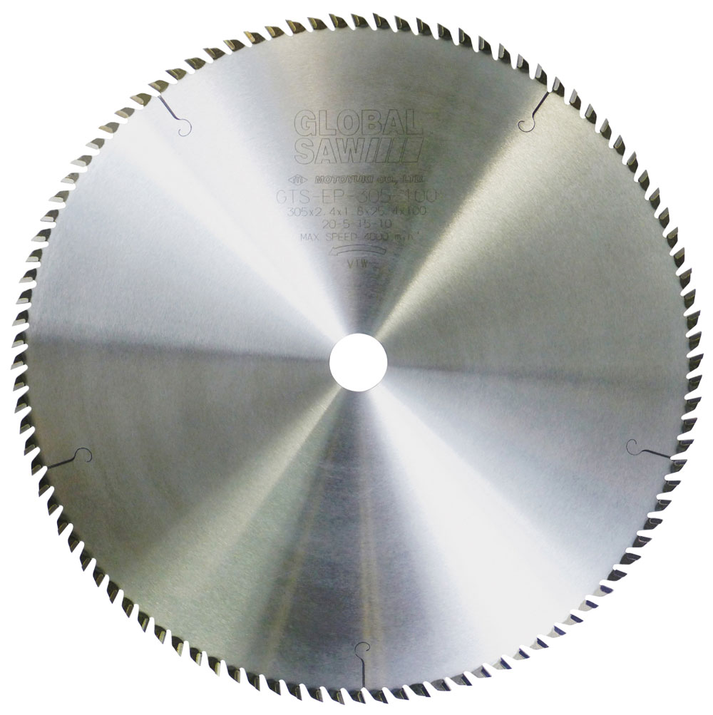 Circular Saw Blades - for PVC and Plastic, GTS-EP, Tip GTS-EP-305-100